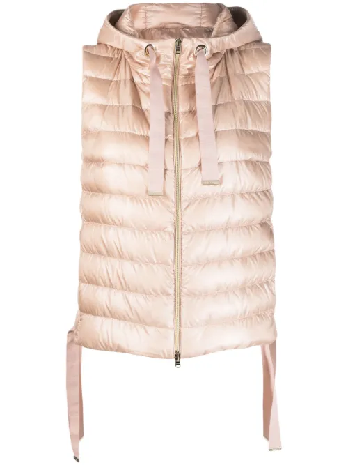 Gilet matelassé à capuche - Herno - Modalova