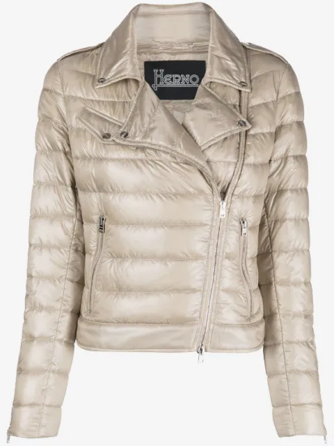 Herno quilted zip-up jacket