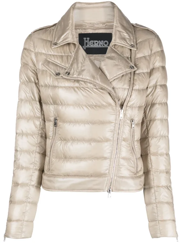 Herno leather jacket hotsell