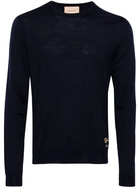 Gucci Horsebit intarsia wool jumper