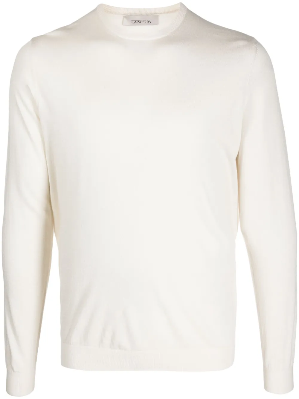 Laneus round-neck knit jumper - Neutrals