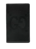Gucci Jumbo GG canvas card holder - Black