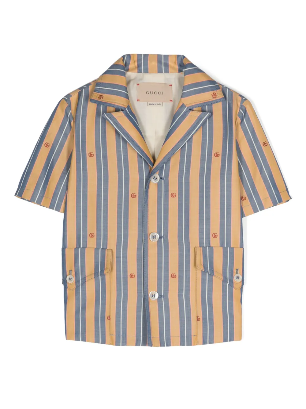 Cheap Givenchy logo-jacquard striped shirt Men
