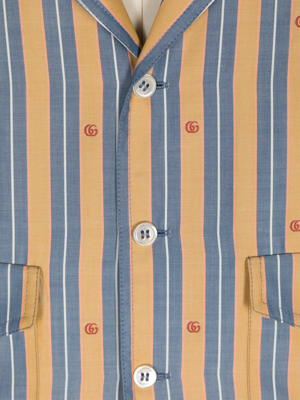 Cheap Givenchy logo-jacquard striped shirt Men