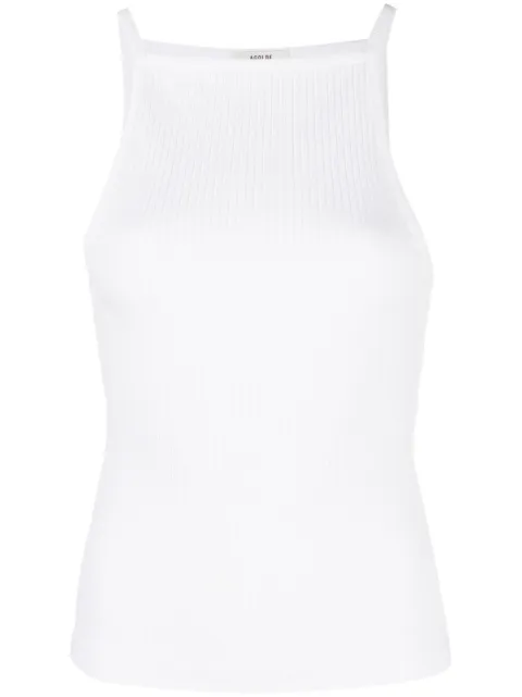 AGOLDE square-neck ribbed-knit top