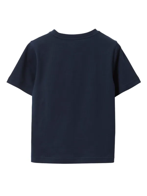 Navy blue burberry t shirt Clearance
