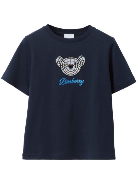 Burberry Kids - logo-print cotton T-shirt