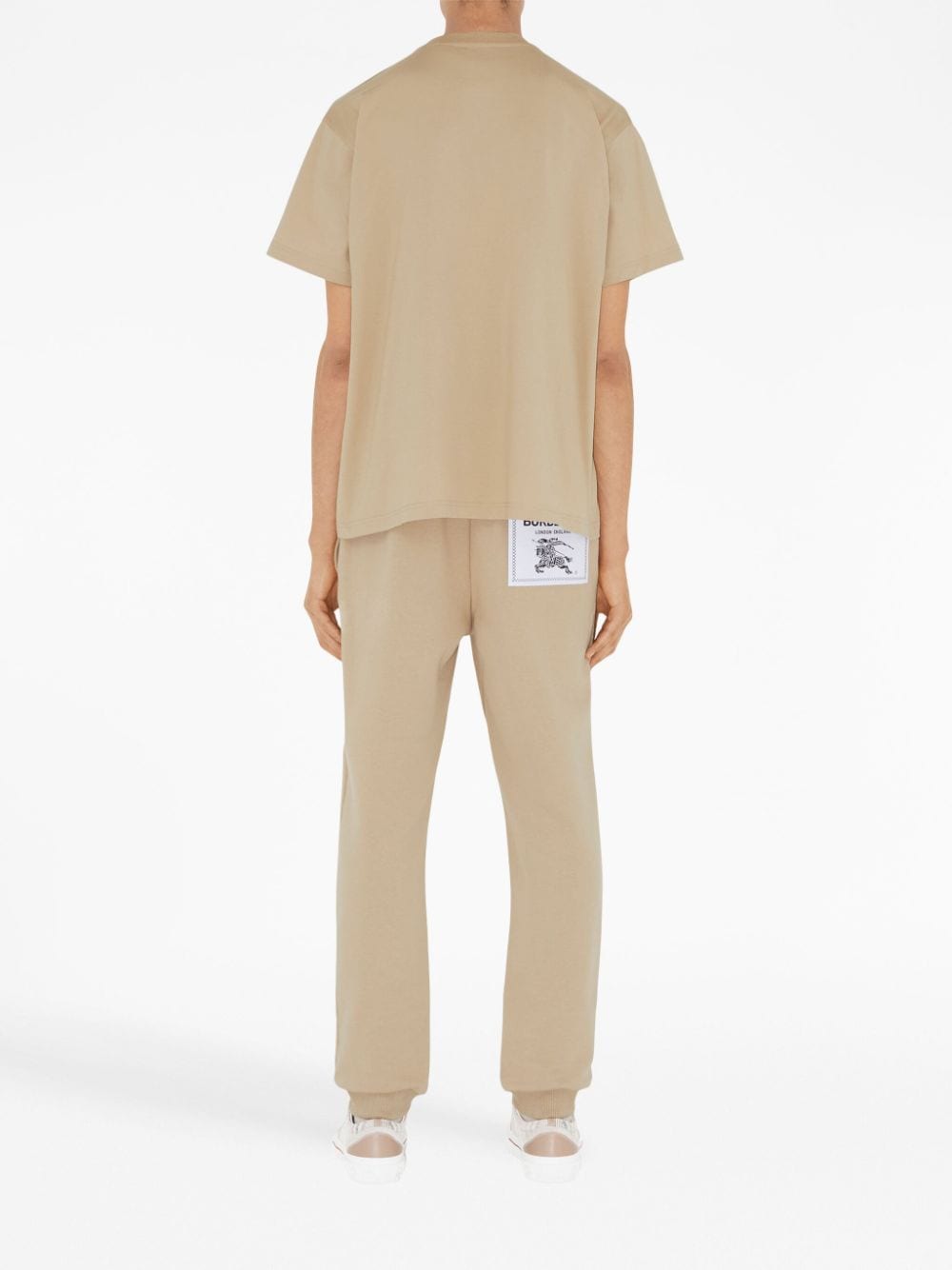 Shop Burberry Prorsum Label Track Pants In Nude