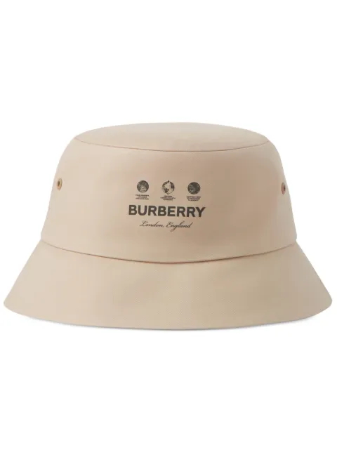 Burberry logo-print bucket hat