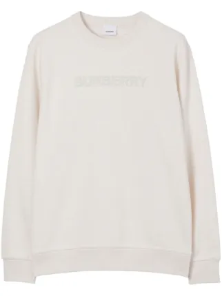 Burberry logo print sweatshirt sale