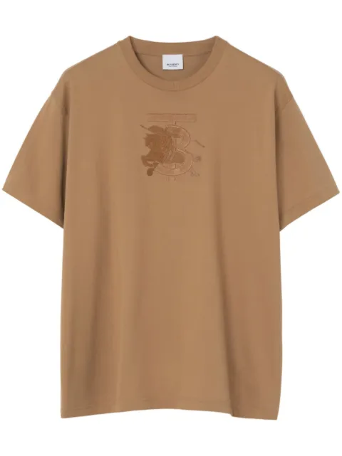 Burberry embroidered logo cotton T-shirt