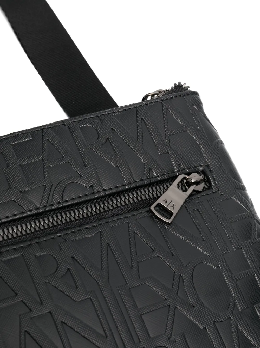 Cheap Armani Exchange logo-embossed messenger bag Men