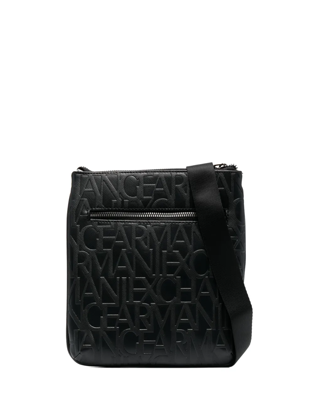 Cheap Armani Exchange logo-embossed messenger bag Men