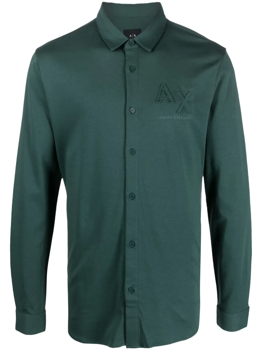 Green armani 2025 exchange shirt