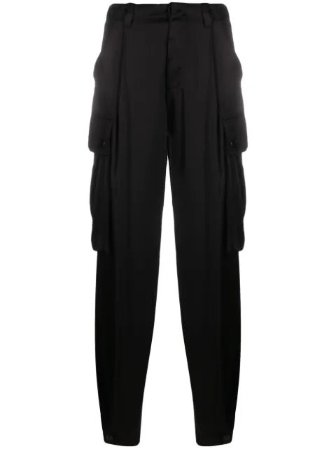 ERMANNO FIRENZE  satin cargo trousers