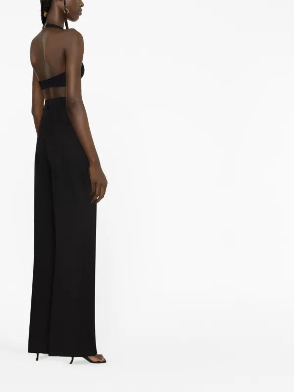 Jacquemus Le Pantalon Sauge フレアパンツ | ブラック | FARFETCH JP