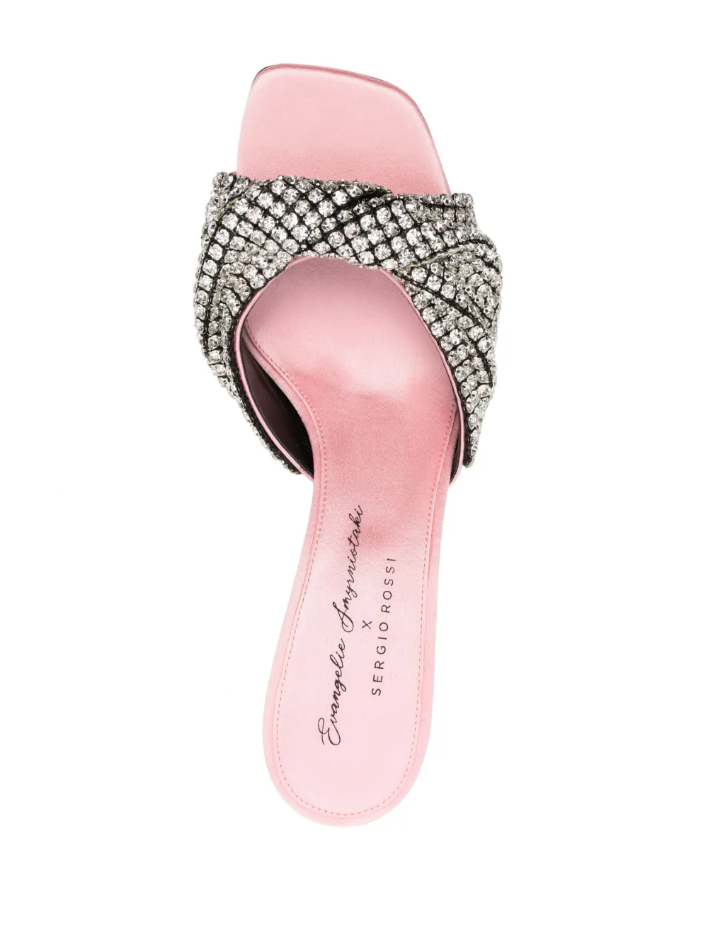 Sergio Rossi crystal-embellishment mules | Smart Closet