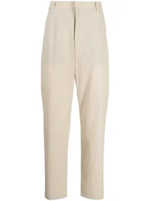 Auralee Hard Twist Viyella Wool Trousers | Neutrals | FARFETCH
