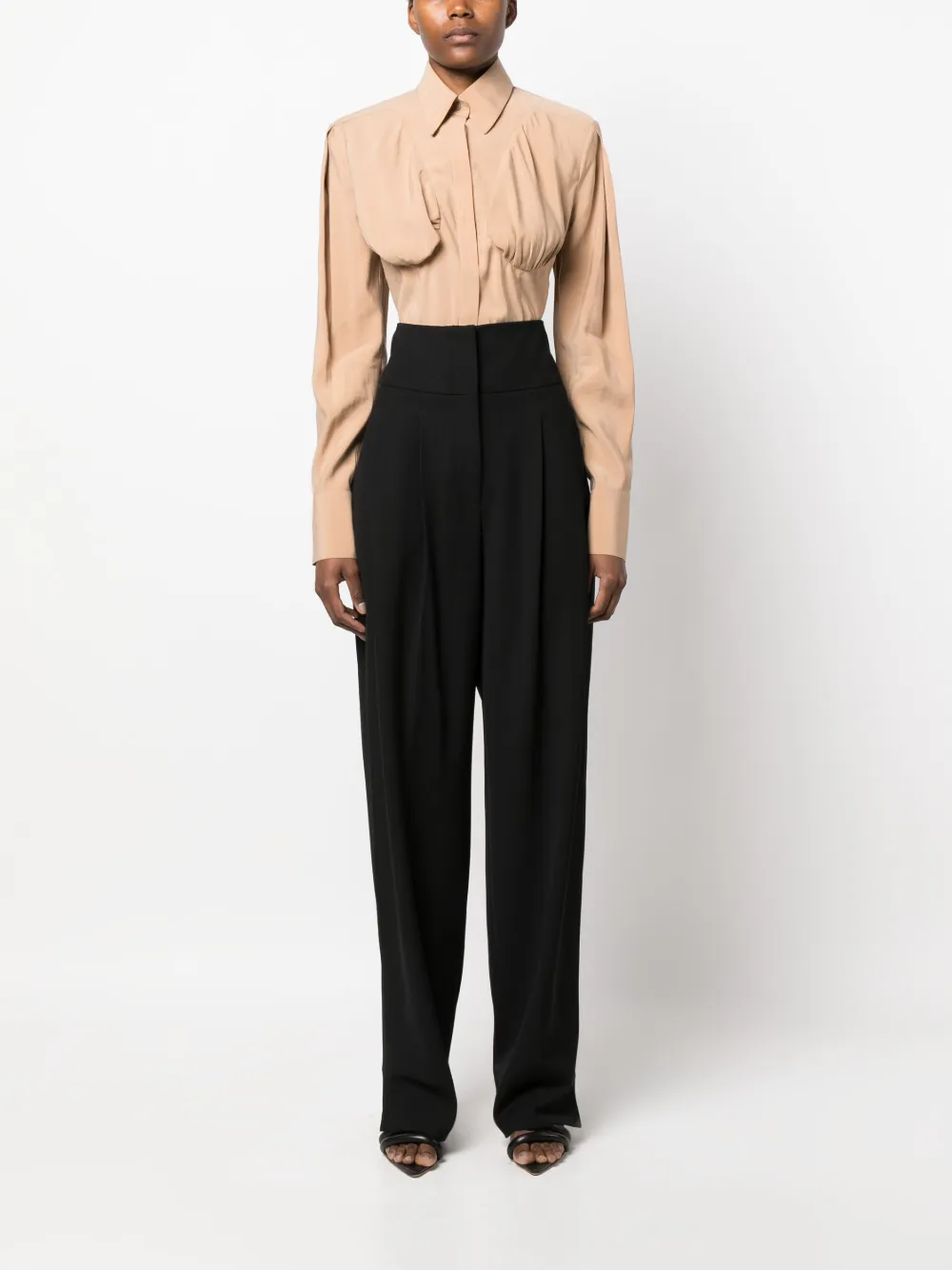 IRO Udella high-waisted trousers - Zwart