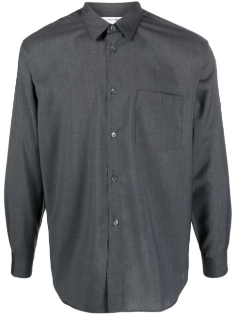 Comme Des Garcons Shirt long-sleeve wool shirt Men