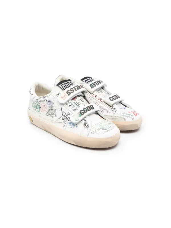 Golden Goose Kids タッチストラップ スニーカー - Farfetch