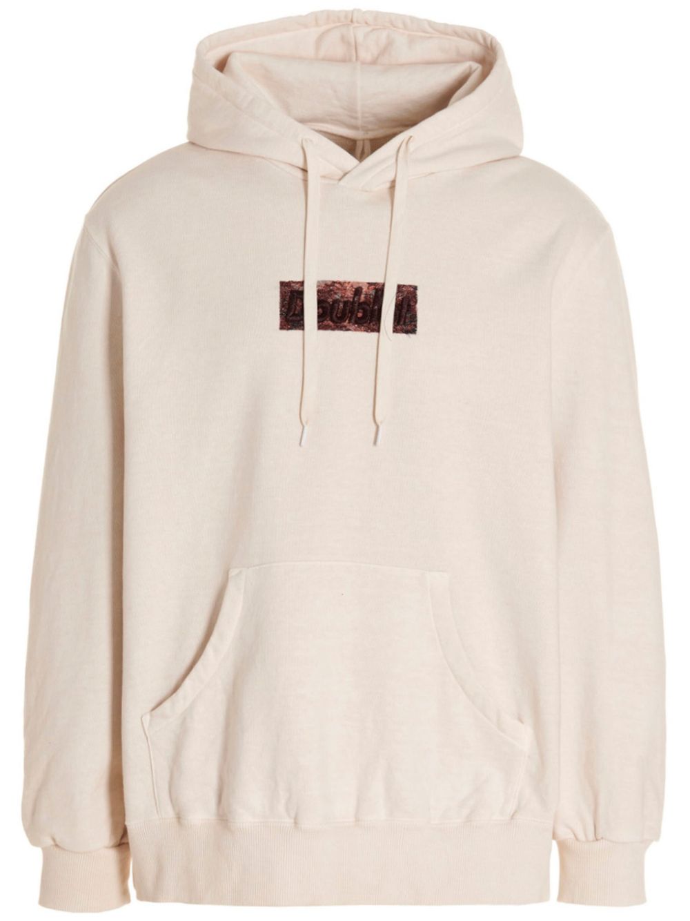 logo-embroidered hoodie