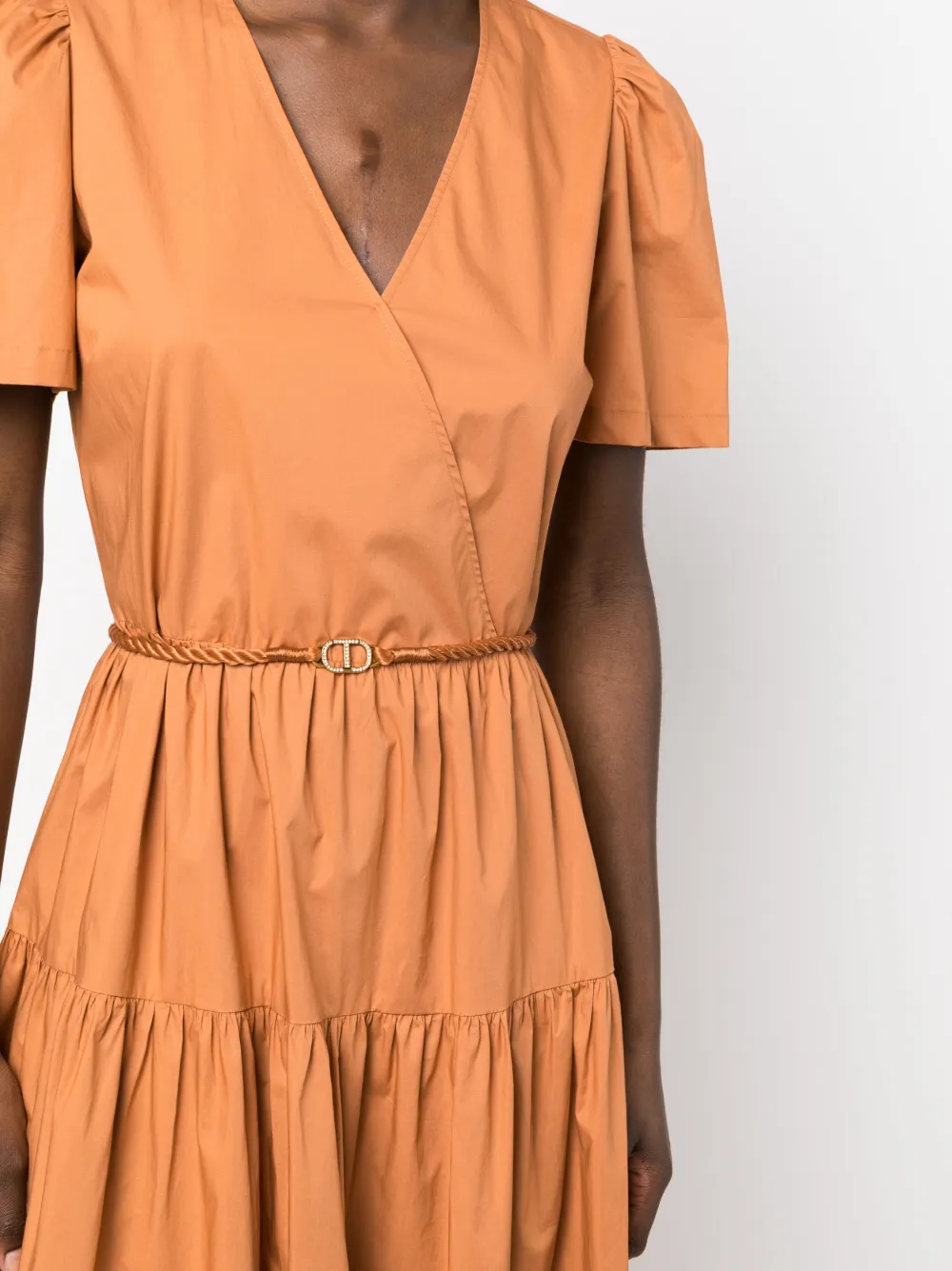 TWINSET Tiered Midi Dress Farfetch