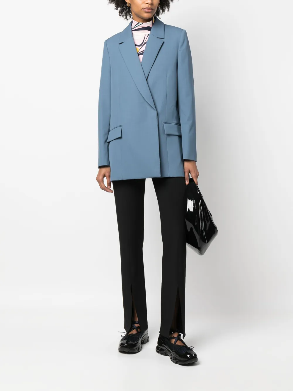 Maison Rabih Kayrouz Effen blazer - Blauw