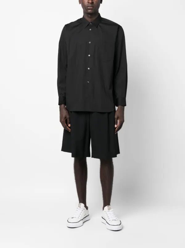 Comme Des Garçons Shirt ロングスリーブ シャツ | ブラック Comme Des Garçons Shirt ロングスリーブ シャツ | ブラック
