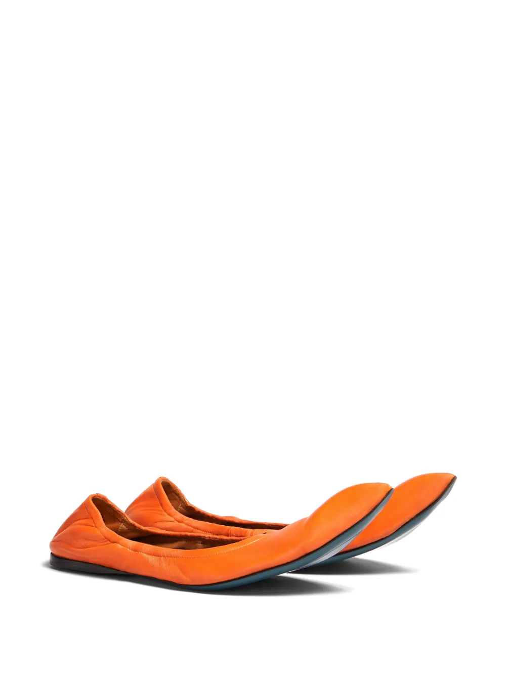 Marni Ballerina's met puntige neus - Oranje