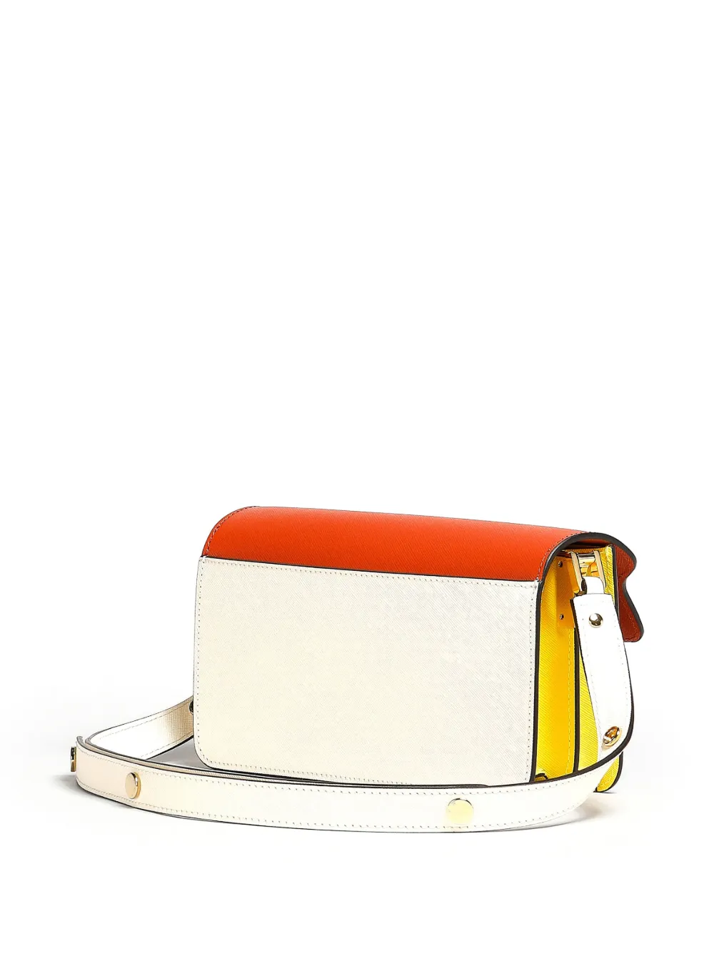 Marni Schultertasche In Colour-block-optik In Neutrals