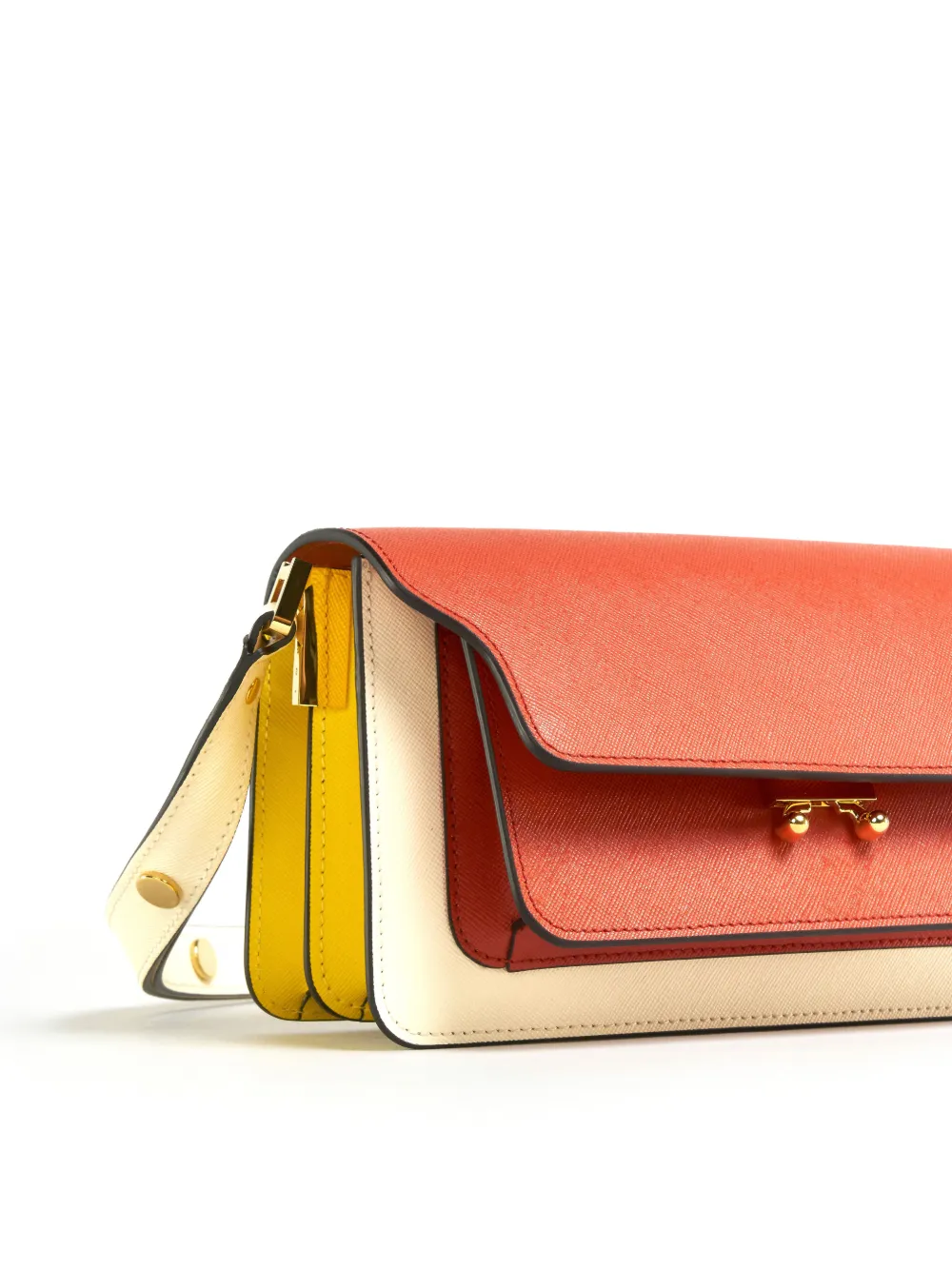 Marni Schultertasche In Colour-block-optik In Neutrals