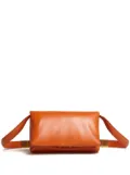 Marni small Prisma leather shoulder bag - Orange