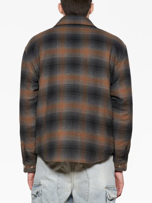 AMIRI - 国内正規 AMIRI アミリ バックロゴ チェック シャツの
