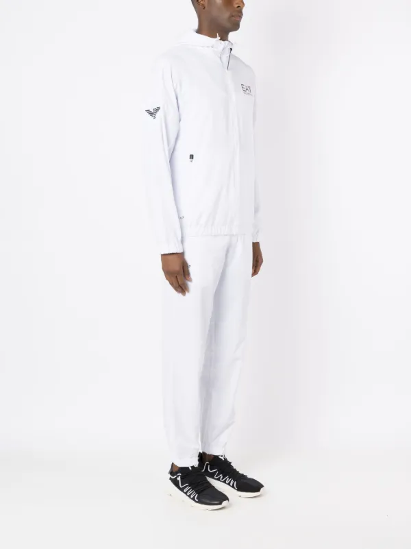 Ea7 Emporio Armani logo-print Tracksuit | White | FARFETCH ZA