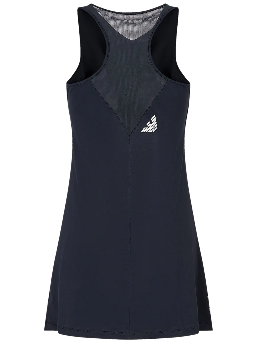 Ea7 Emporio Armani Mouwloze mini-jurk Blauw