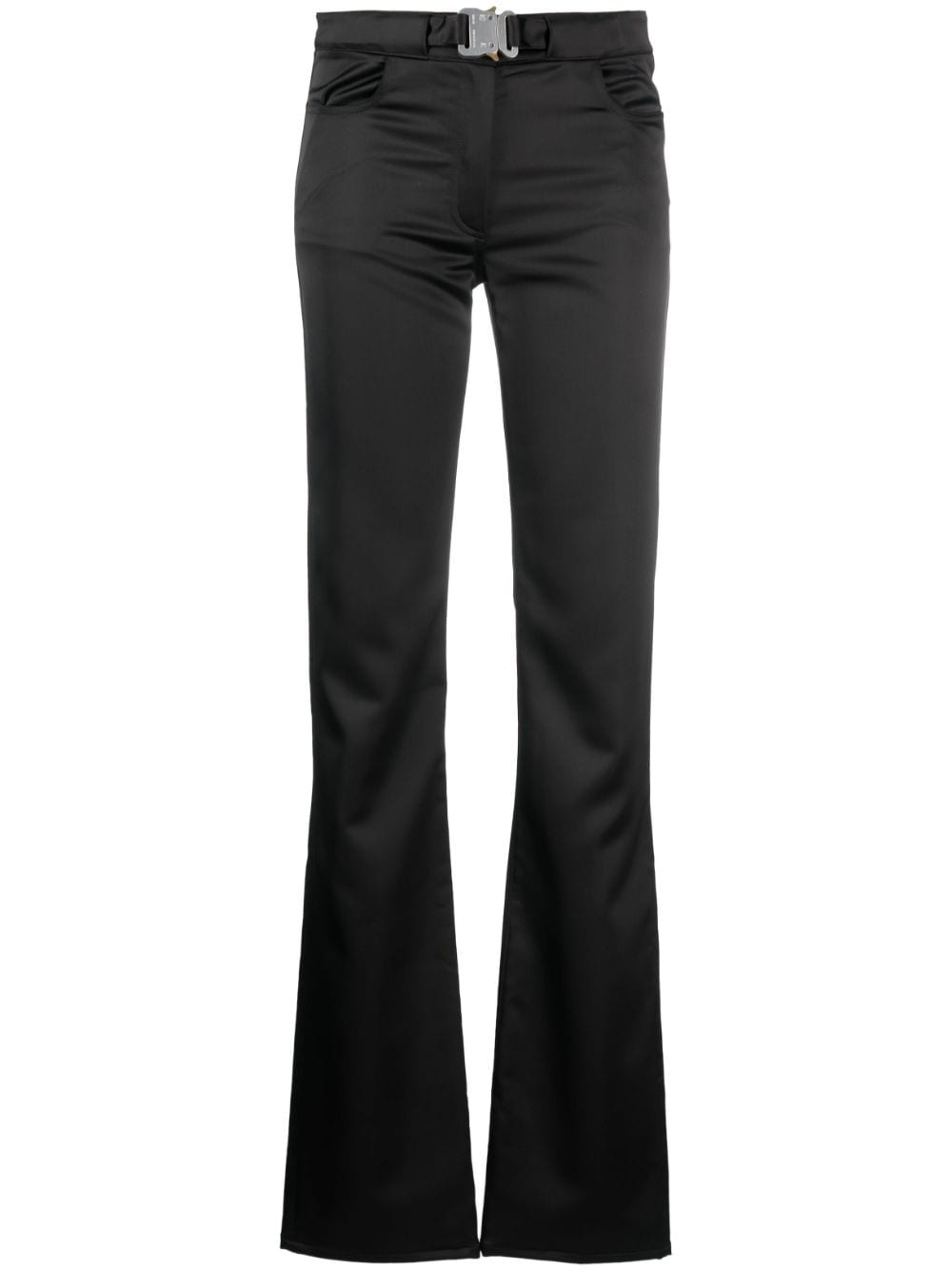 1017 ALYX 9SM satin straight-leg trousers – Black