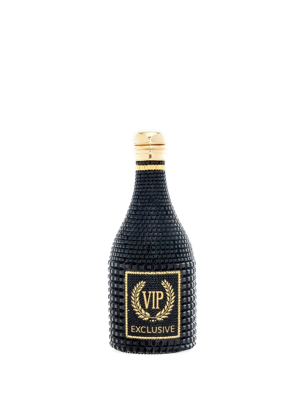 Judith Leiber bottle chain clutch bag - Nero