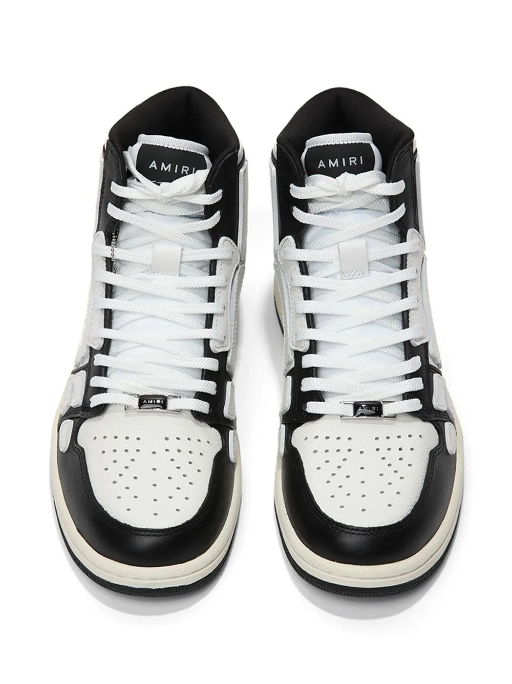 Shop Amiri Skel Top Hi Sneakers In Black