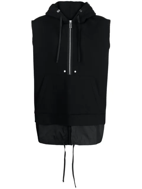 1017 ALYX 9SM half-zip fastening sleeveless hoodie