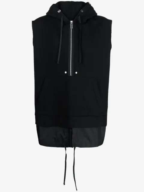 1017 ALYX 9SM half-zip fastening sleeveless hoodie