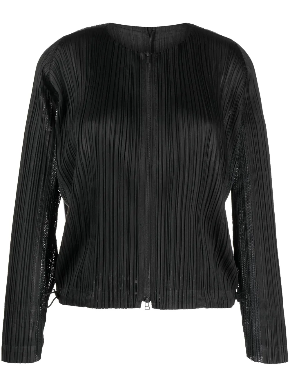 Pleats Please Issey Miyake Flick Plissé zip-up Cardigan - Farfetch