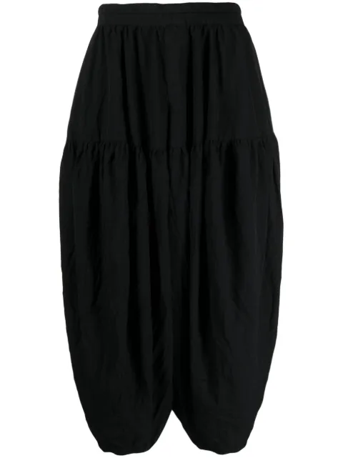 Comme Des Garçons Homme Plus pleated cropped tapered trousers 