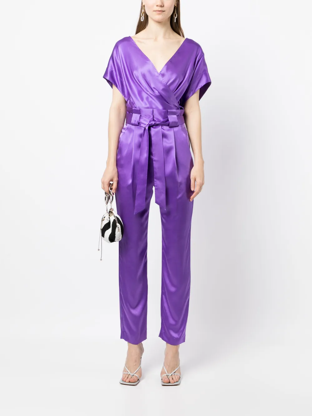 Michelle Mason High waist broek - Paars
