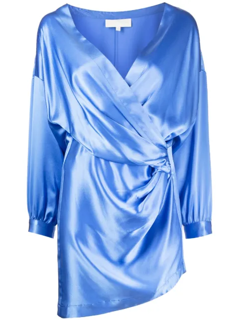 Michelle Mason draped-detail mini dress