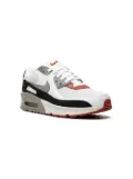 Nike Kids Air Max 90 ""LTR Photon Dust Varsity Red"" sneakers - White