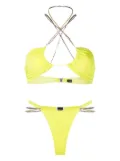 GCDS crystal-embellished bikini set - Green