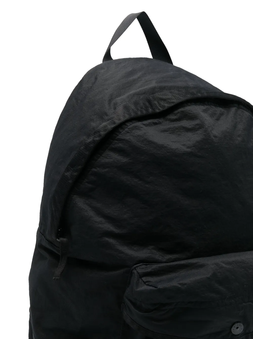 Stone Island Junior Zaino rugzak met logopatch - Zwart