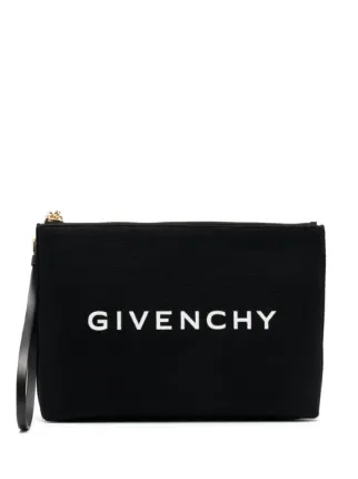 Givenchy ブラック バッグ Givenchy Pandora Medium Black Leather Satchel Bag with Logo