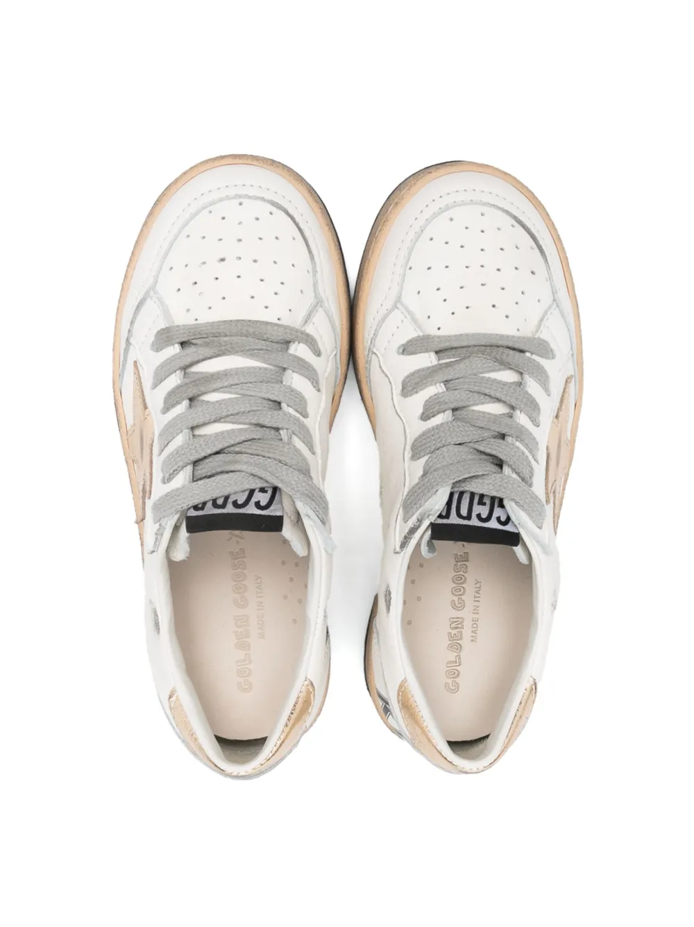 Golden Goose Lace-up Sneakers In 白色